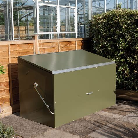 steel outdoor storage box|waterproof outdoor metal storage box.